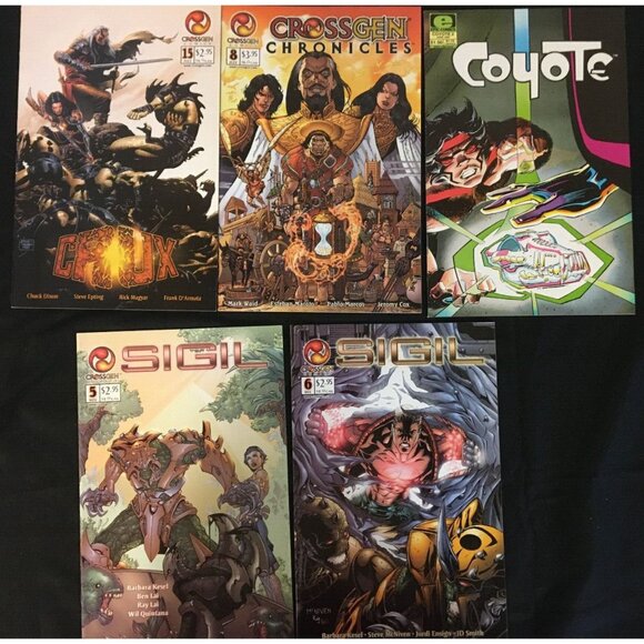Crossgen Comics Mixed Lot of 10- Sigil, Crux and More Circa 2000-2008 - Picture 1 of 12